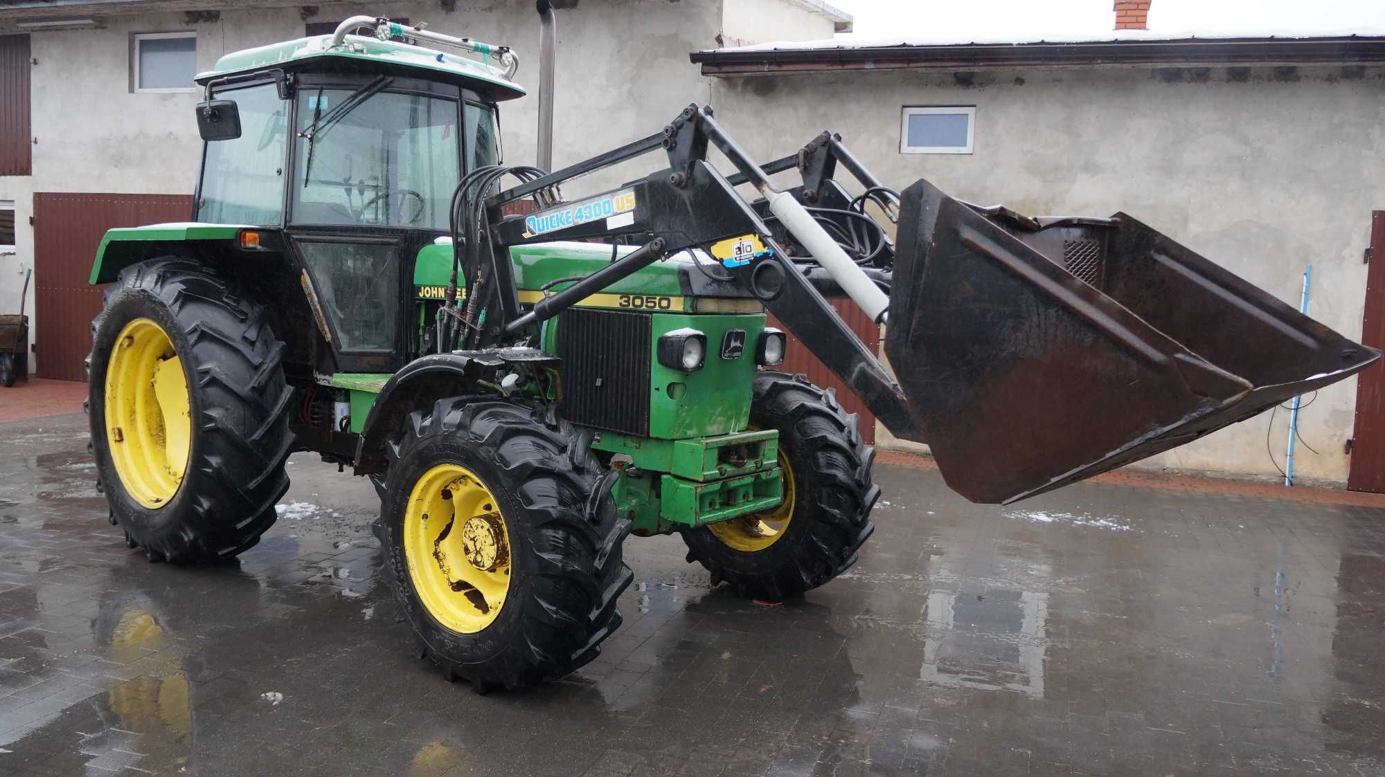 Ciągnik rolniczy John Deere 3050 z napędem, TUR QUICKE