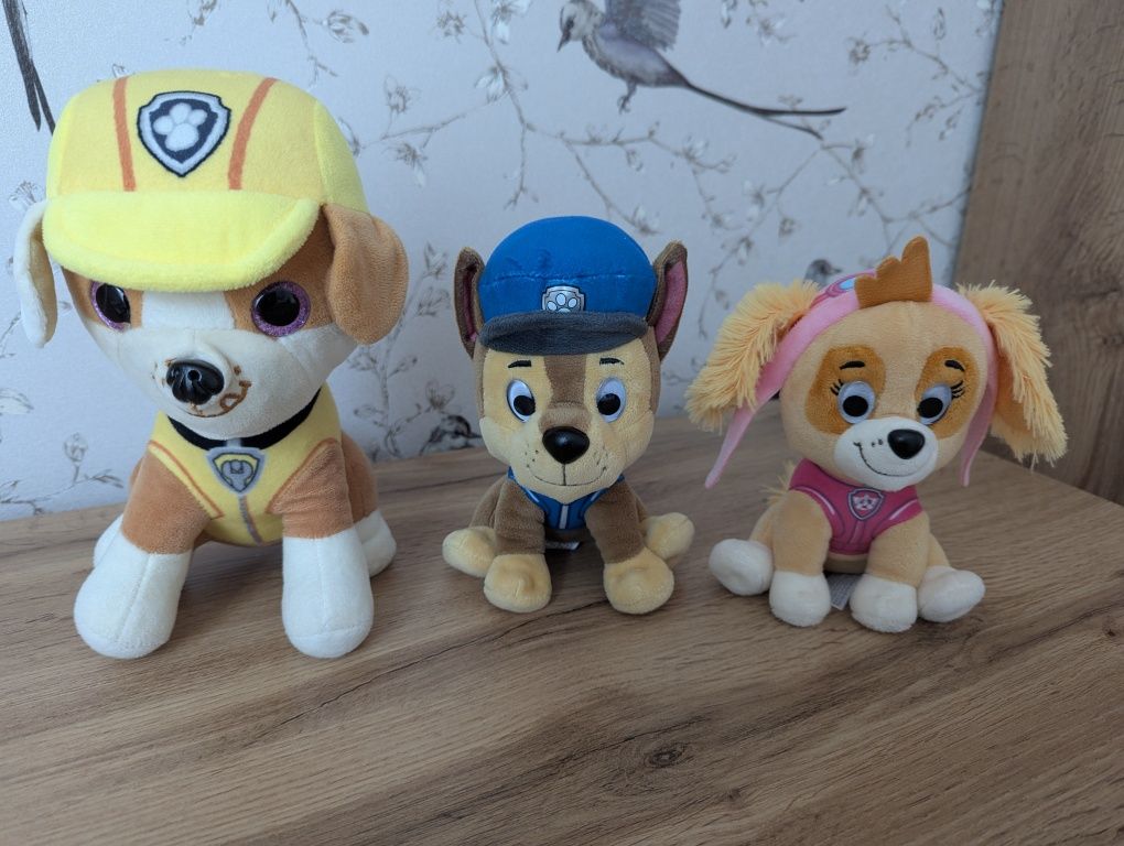 М'які іграшки paw patrol щенячий патруль гонщик, кремез