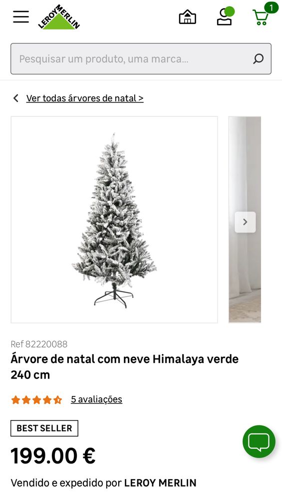 Árvore de Natal 240cm