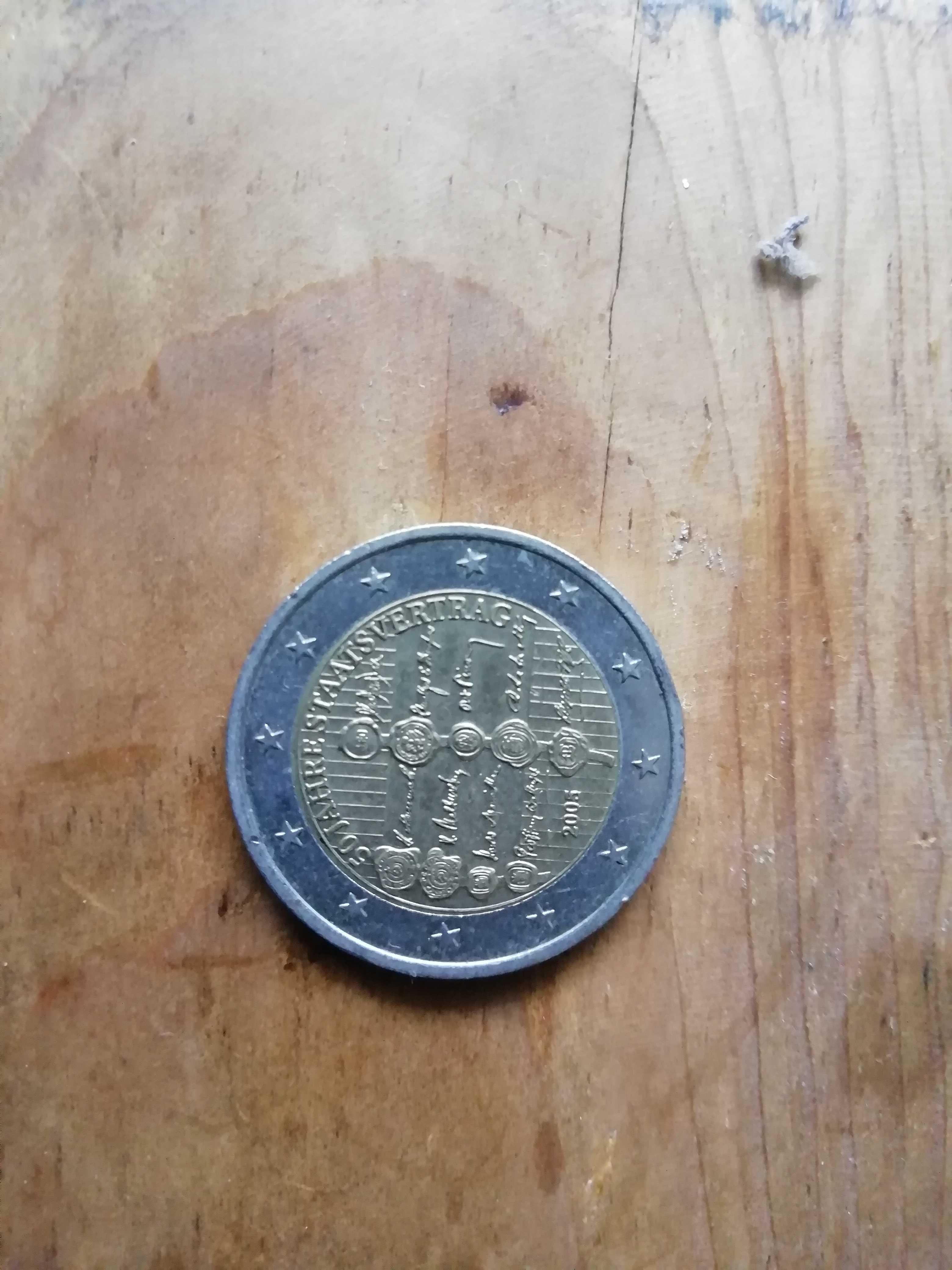 Duas moedas de 2 euros