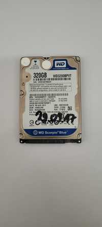 używany dysk twardy HDD 2,5" Western Digital 320GB 5400 rpm SATA