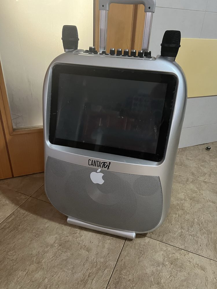 Vende-se caixa de som karaoke portatil