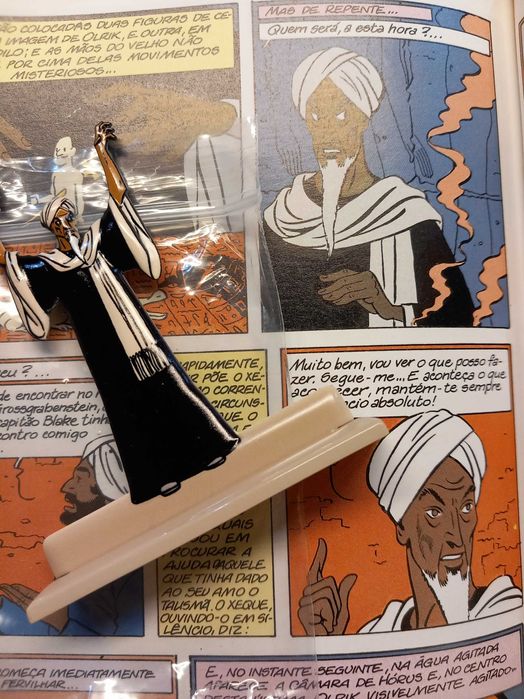 Figura de metal "Blake e Mortimer", Cheikh Abdel Razek, 2017