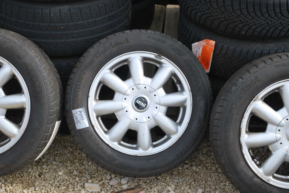Koła 175/65 R15 4x100 Oryginalne alufelgi + opony zimowe MINI Cooper