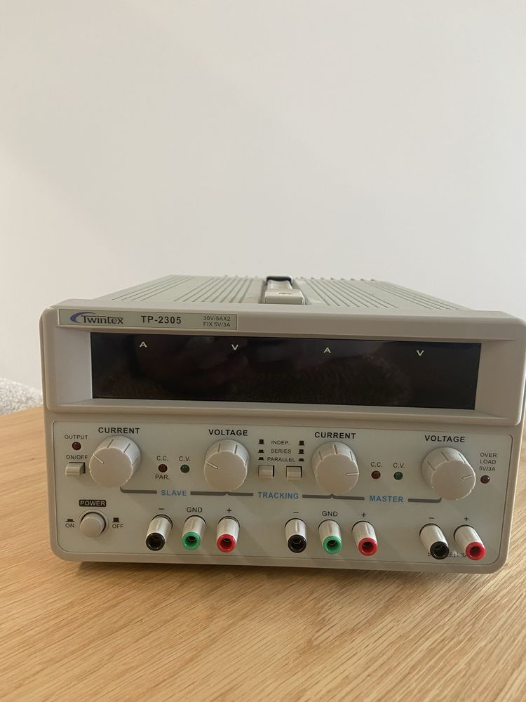 Zasilacz laboratoryjny TP-2305 TWINTEX 0-30V, 0-5A