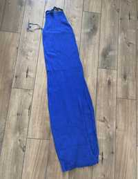 stradivarius niebieska kobaltowa sukienka s