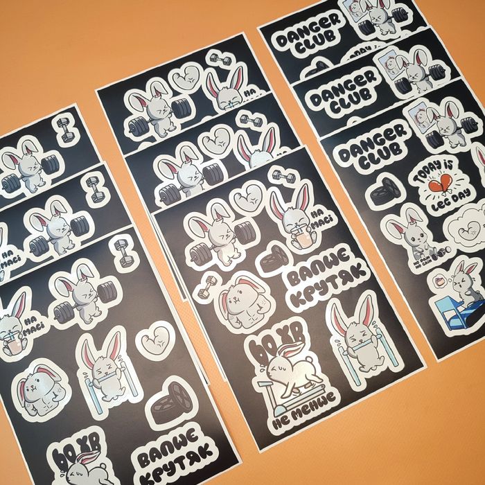 Наліпки, стікери під замовлення