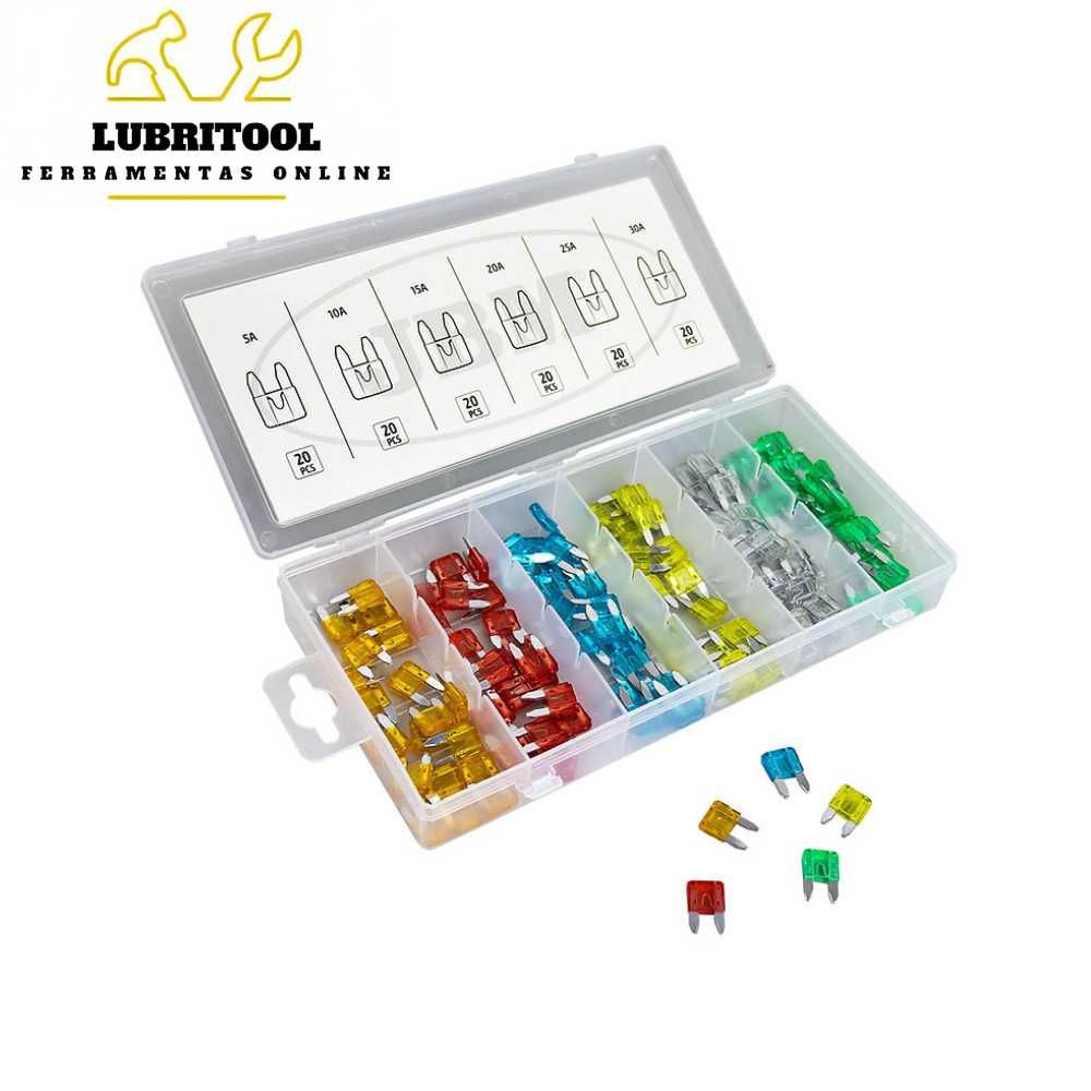 JBM Caixa 120Pcs Fusíveis MINI Auto CT53355 | NOVOS