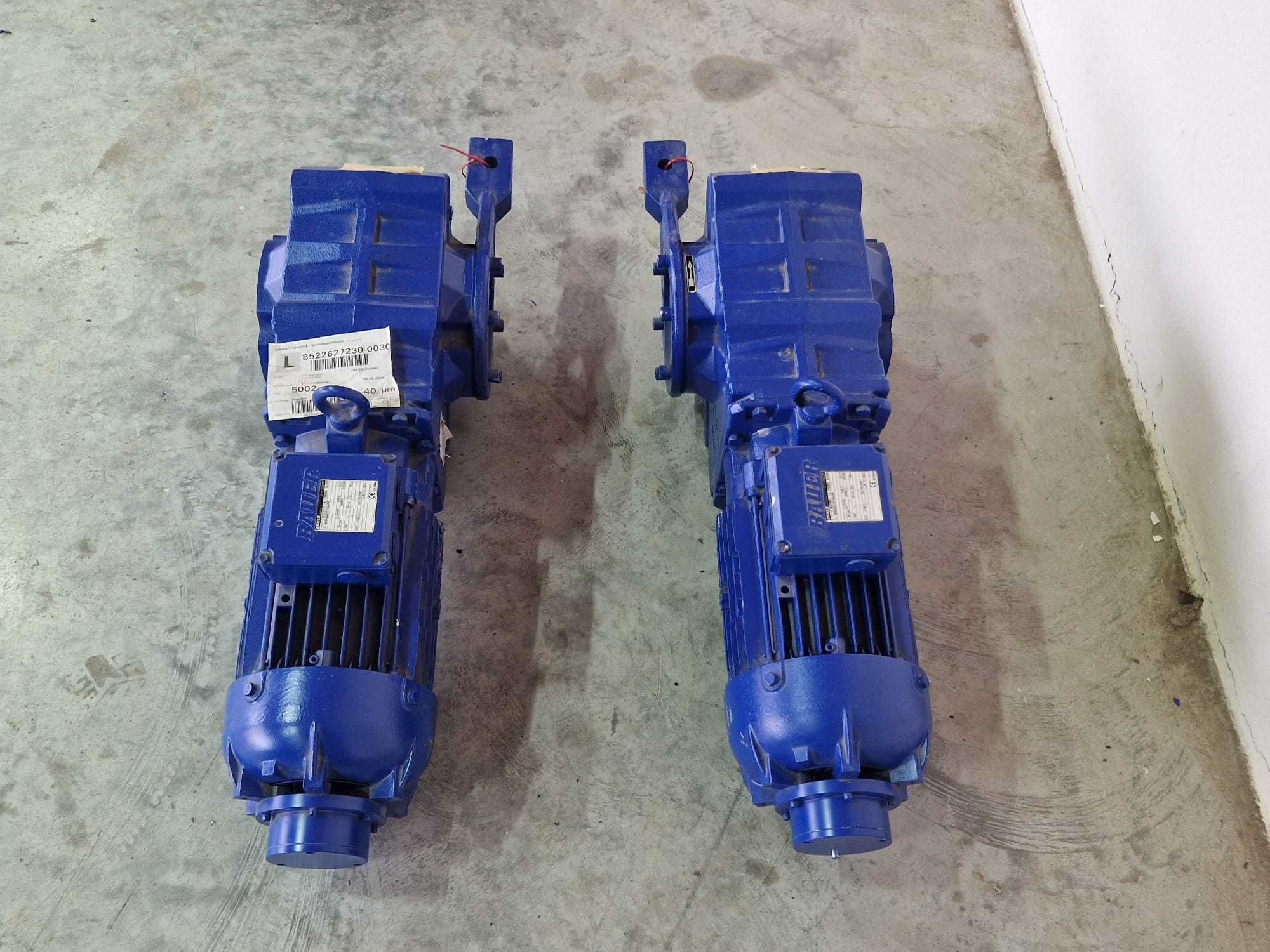 Motoreduktor BAUER 3 kW 30 obr./min z hamulcem