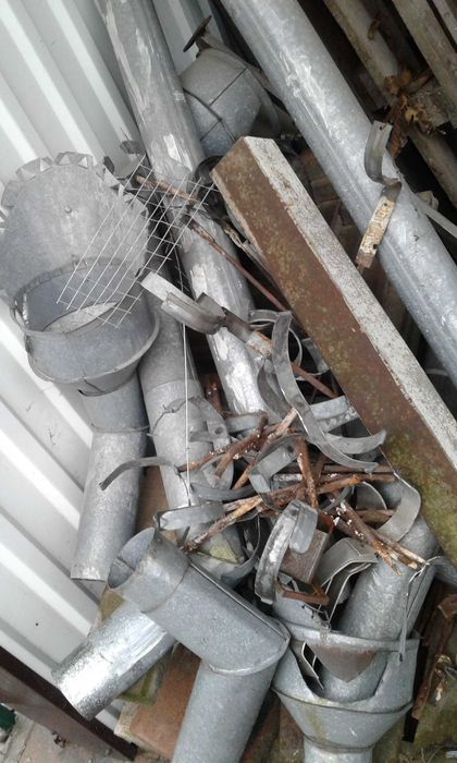 Ринви та труби оцинковані Б/В  на  водостічну систему  100мм.  воронки