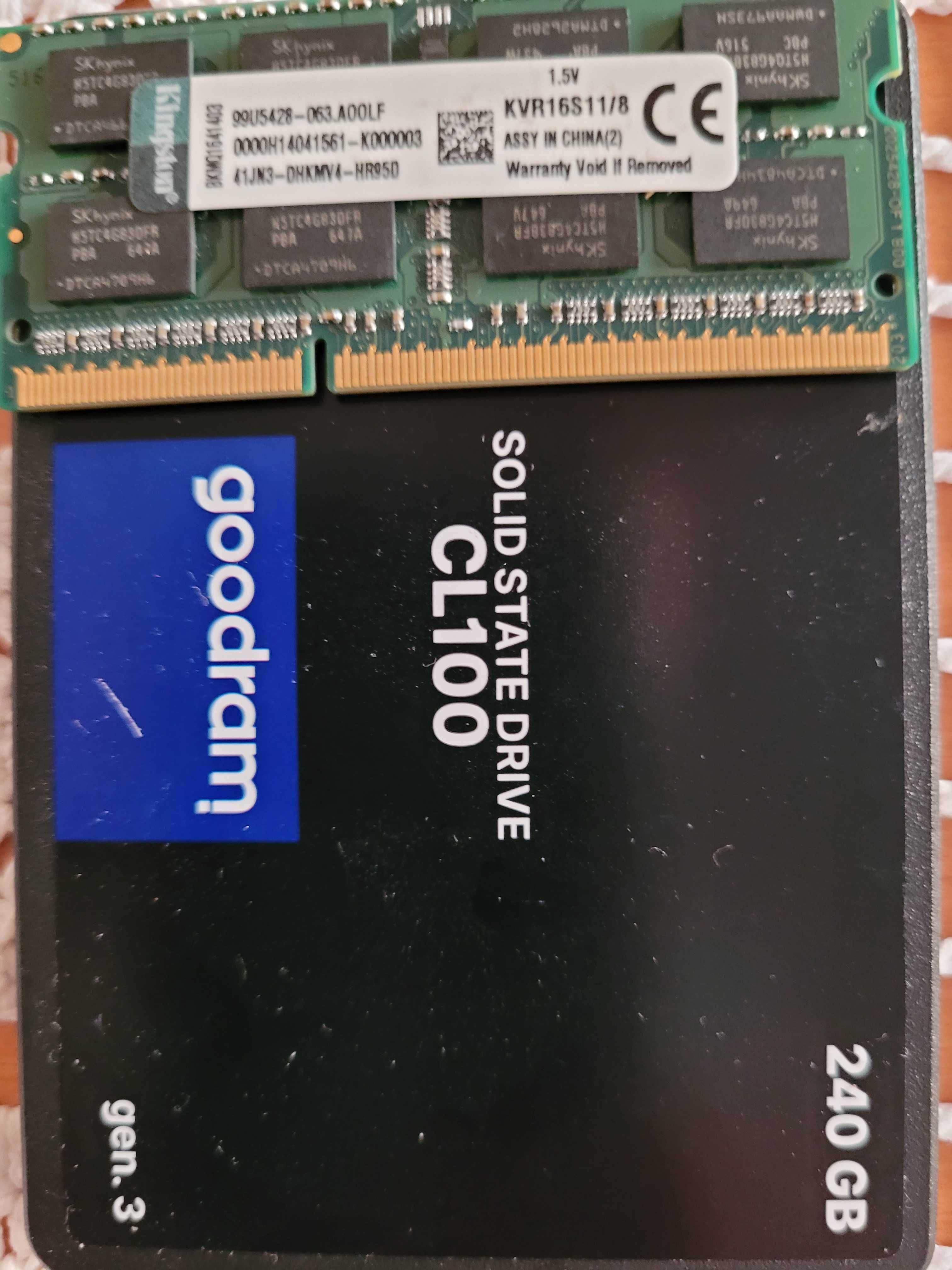 Dyski SSD+Pamięci