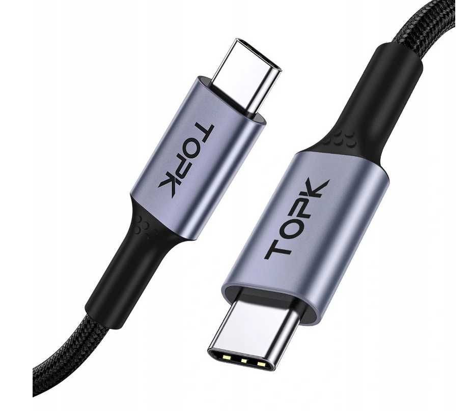 Kabel USB C - USB typ C 100W 5A Quick Charge 4.0PD 2 metry