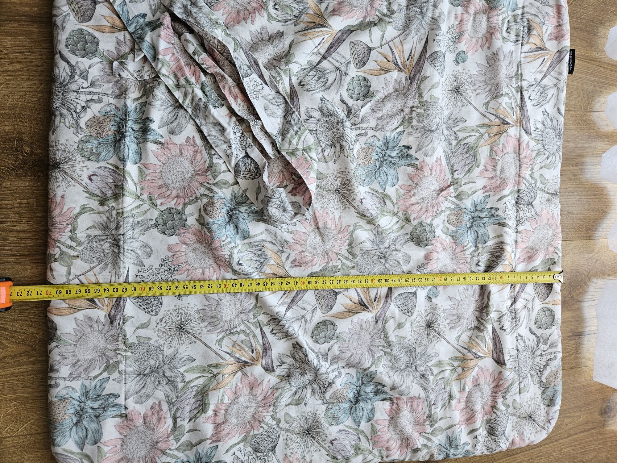 Rożek becik Lanila Velvet Sepia Rose Vintage Meadow