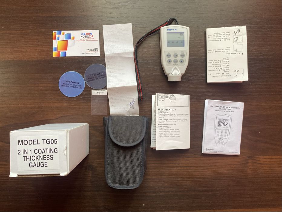 Товщиномір фарби в новому стані CHY TG-05