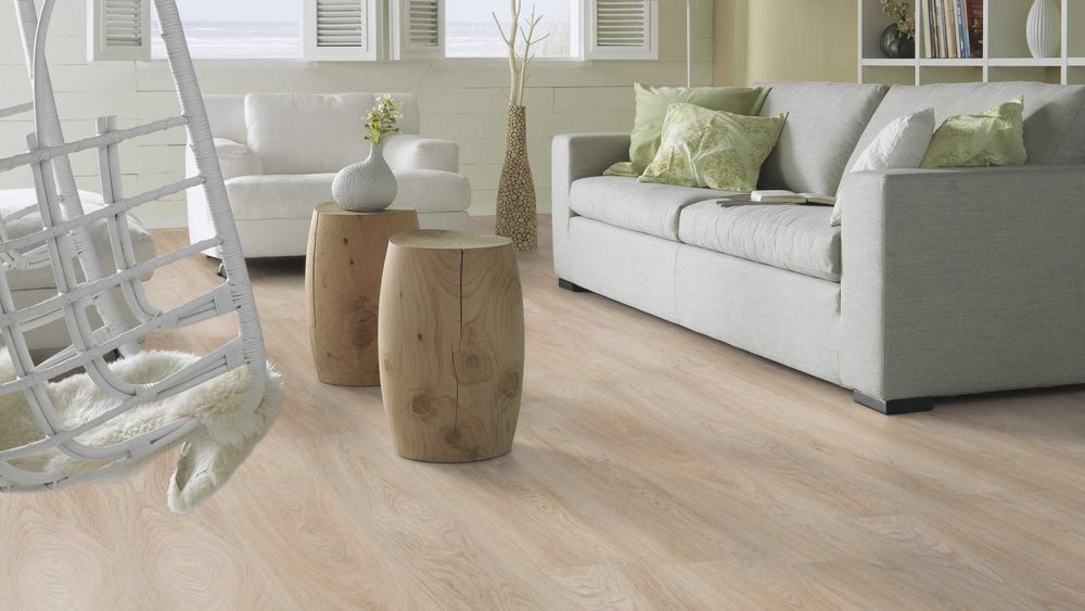 Bardzo mocna wykładzina PCV/ LVT Allura Dryback 63641DR5 jasne drewno