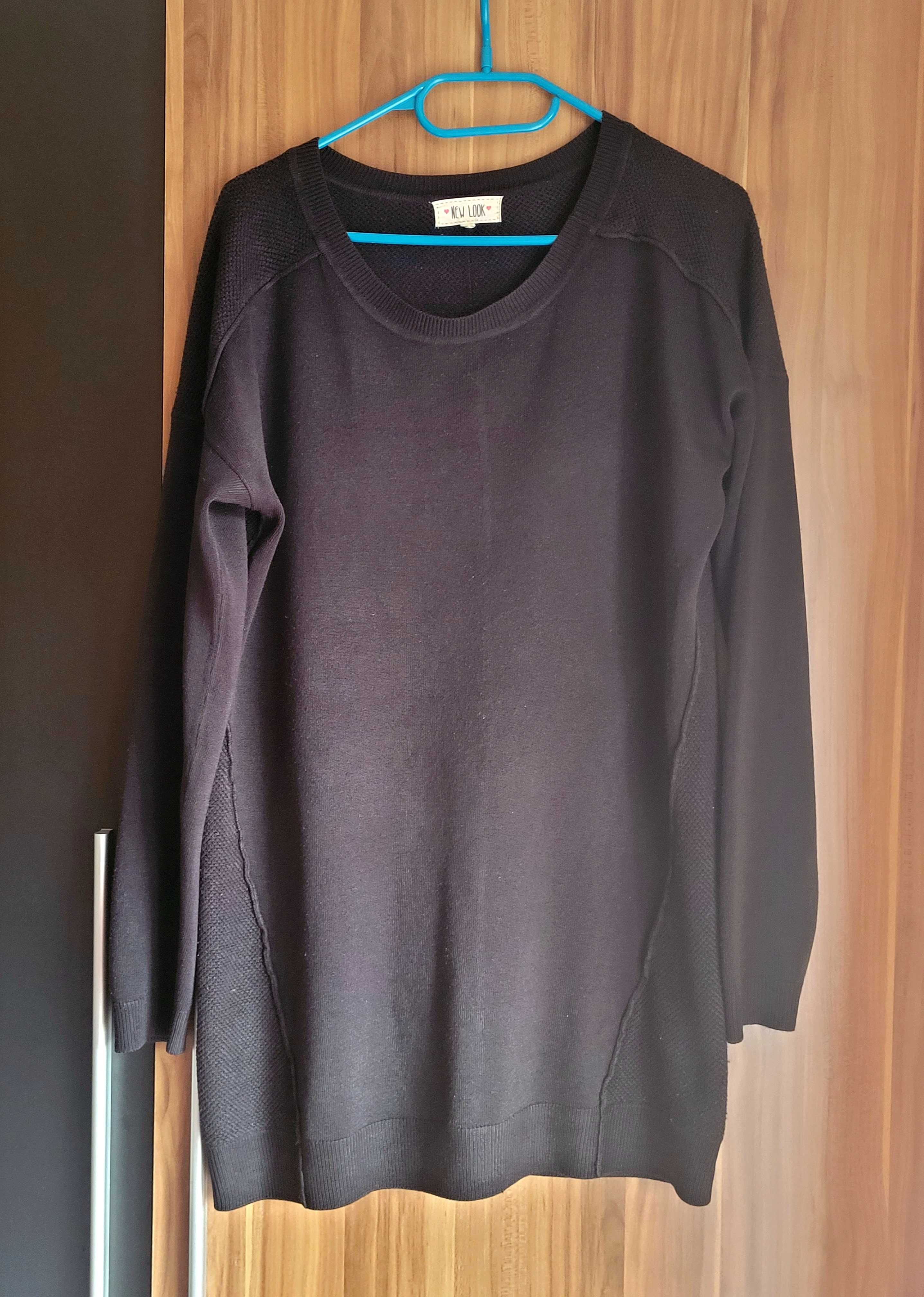 Czarny sweter tunika L/XL