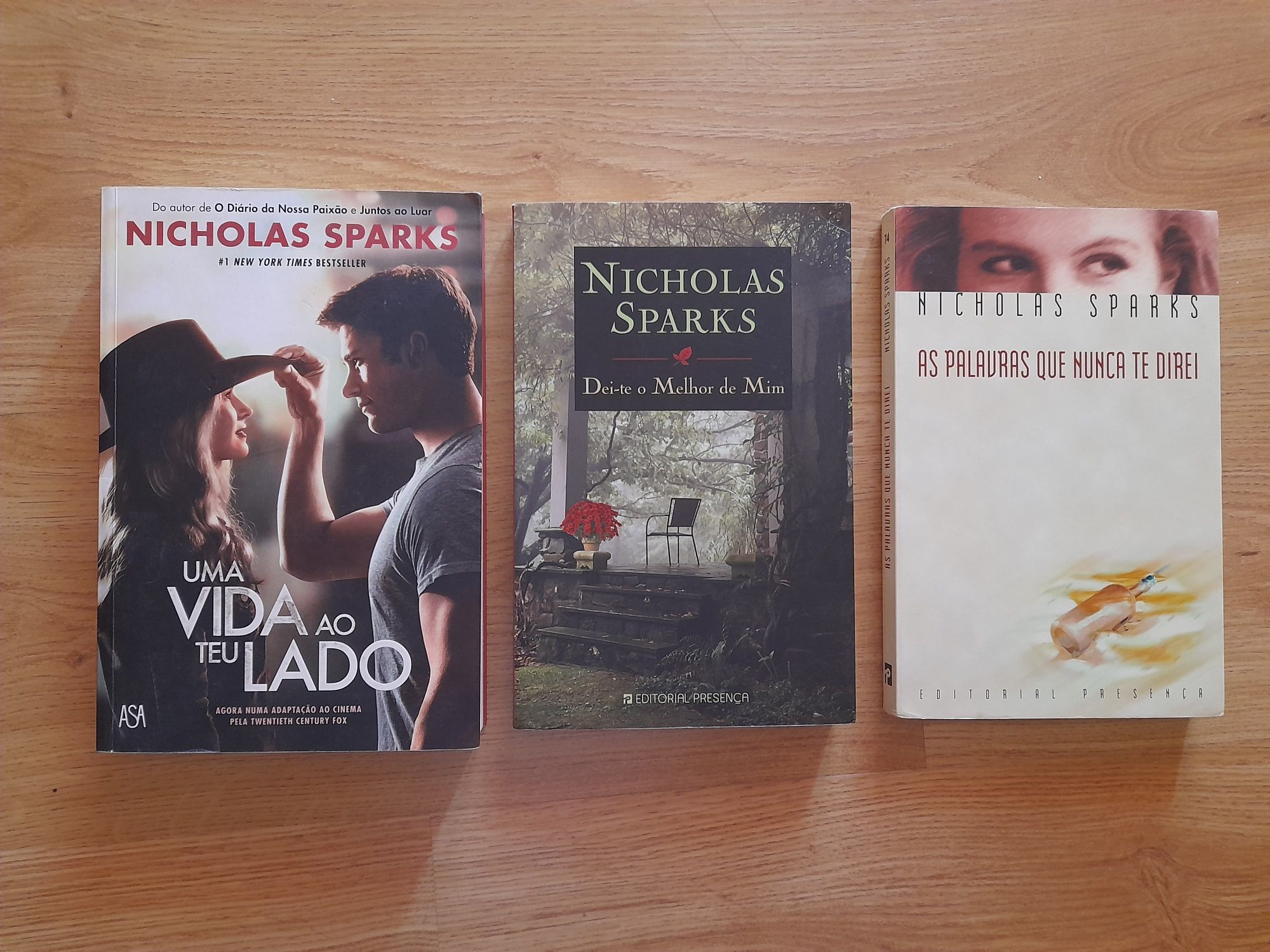 Livros de Nicholas Sparks, portes incluidos