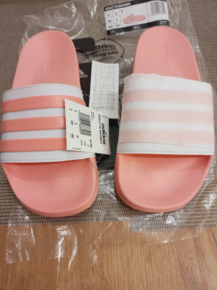 Adidas klapki damskie rozmiar 42 F -26 cm