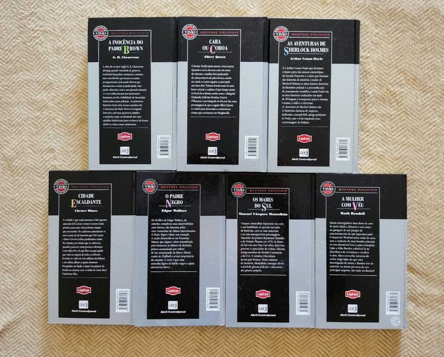 Livros Colecção Crime Suspense Lipton Biblioteca Visão 2000