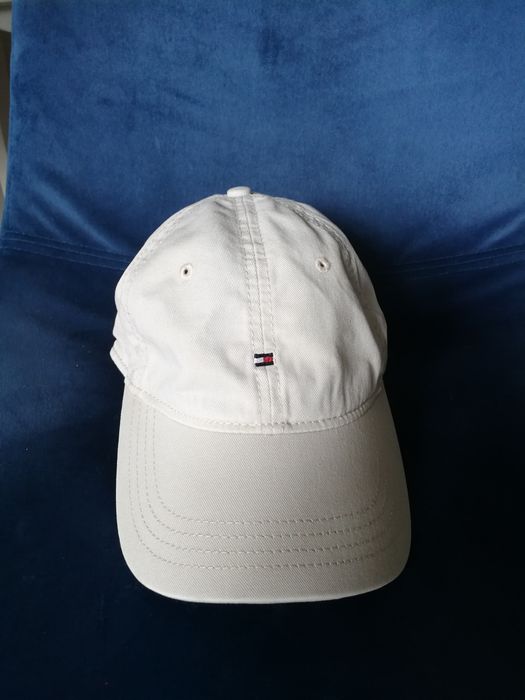 Tommy Jeans Tommy Hilfiger beżowa czapka z daszkiem wiosna lato 2025