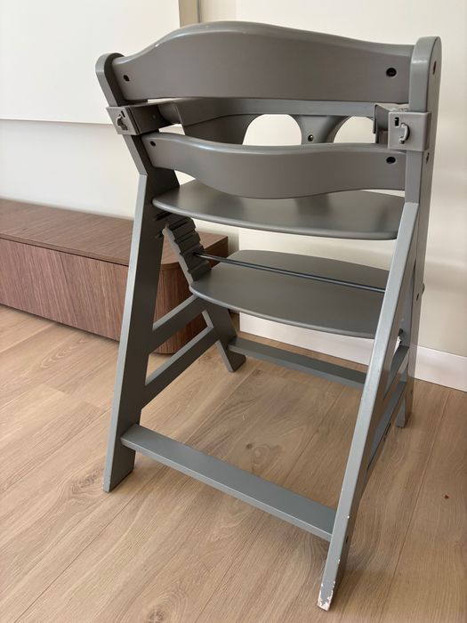 Krzesłko dla dziecka do karmienia Hauck alpha grey