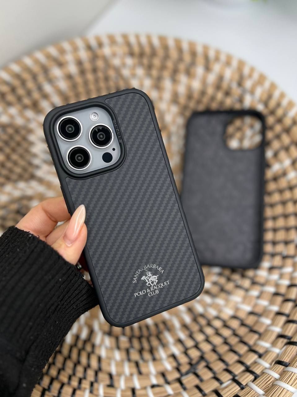 Чохол Santa Barbara iPhone 15 16 Pro Max айфон про макс шкіряний