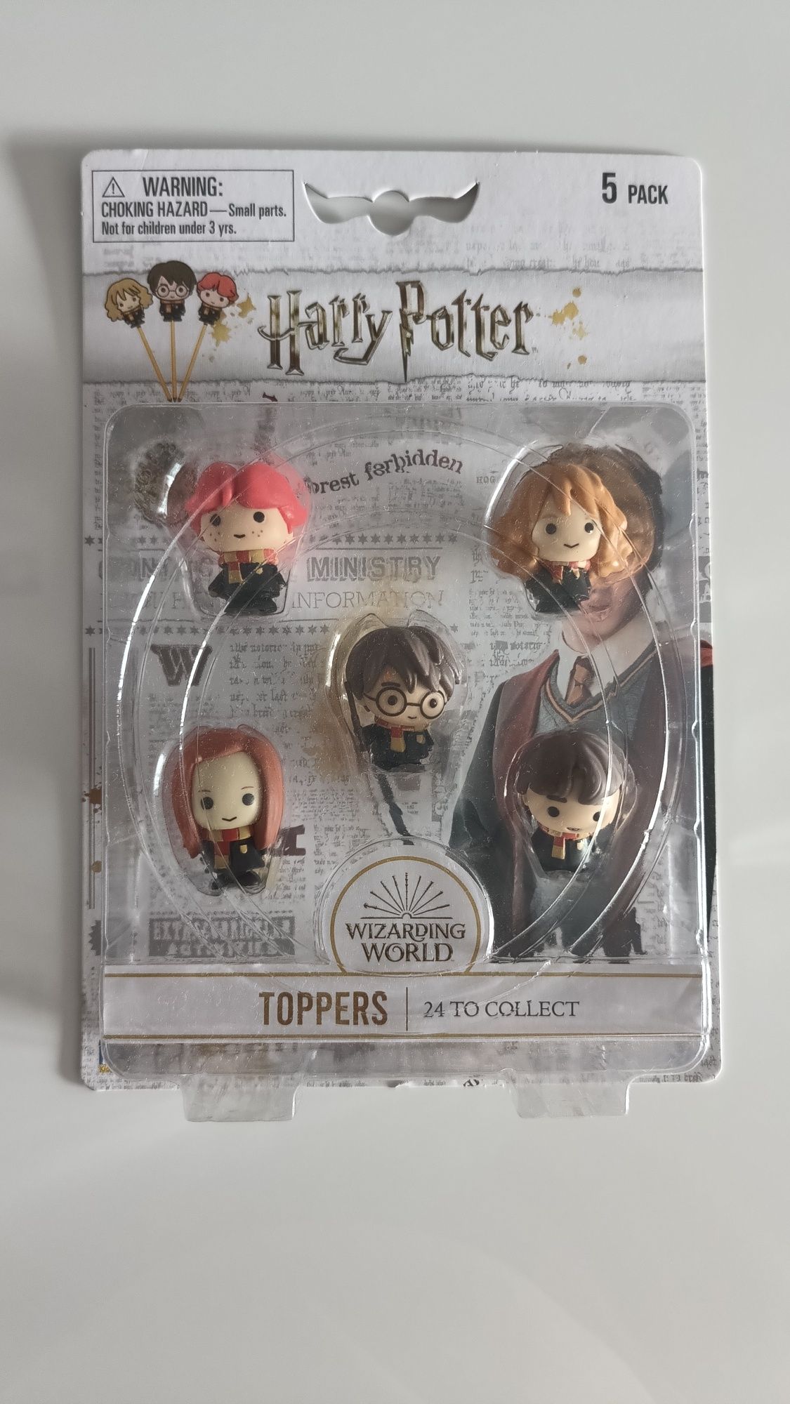 Toppery na Ołówek 5 szt. Wizarding World Harry Potter Hermiona Ron