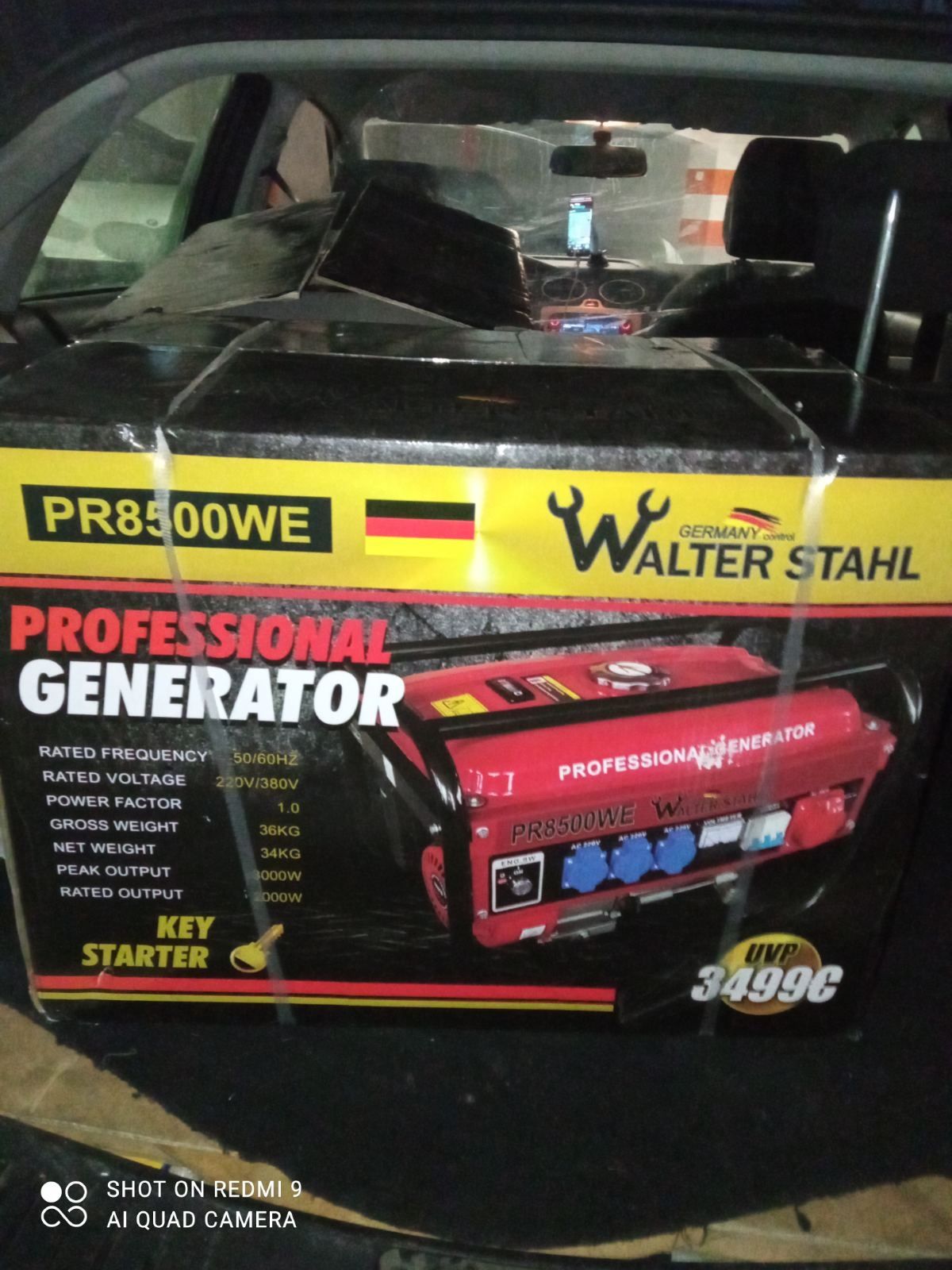 Генератор Walter stahl generator pr8500we