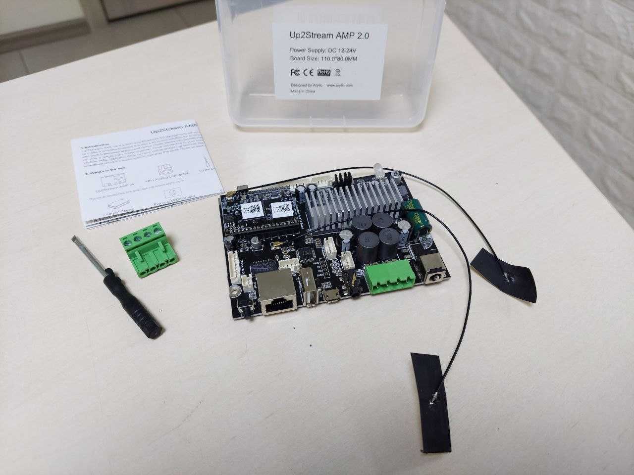 Плата підсилювача Arylic Up2Stream AMP V4 BT5.0 WiFi 2x50W 4Ohm