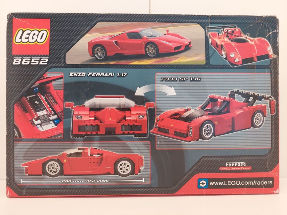 Nieotwarte Lego Racers 8652 Ferrari Enzo