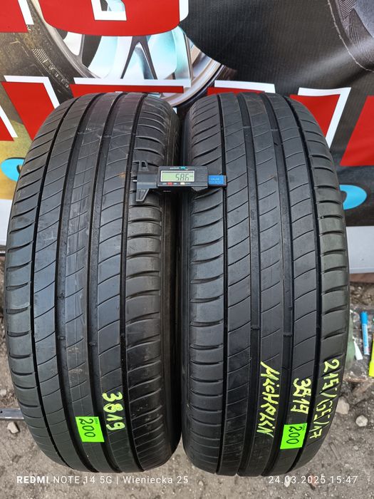 Opony letnie Para 215/65/17 Michelin! Montaż Gratis! Wysyłka!