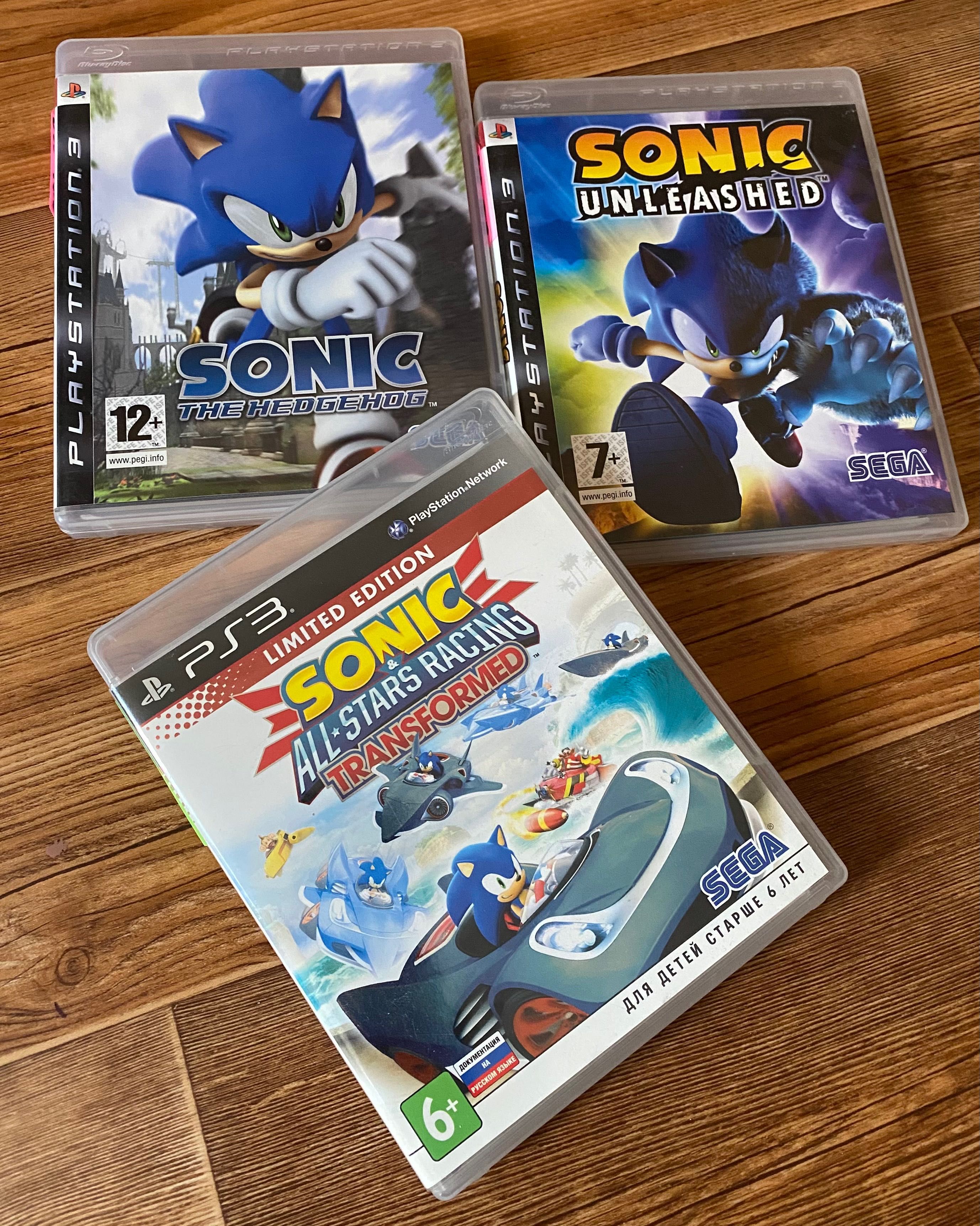 Sony PS3: Sonic, Кот в Сапогах, Имтория Игрушек, Lego, Sly