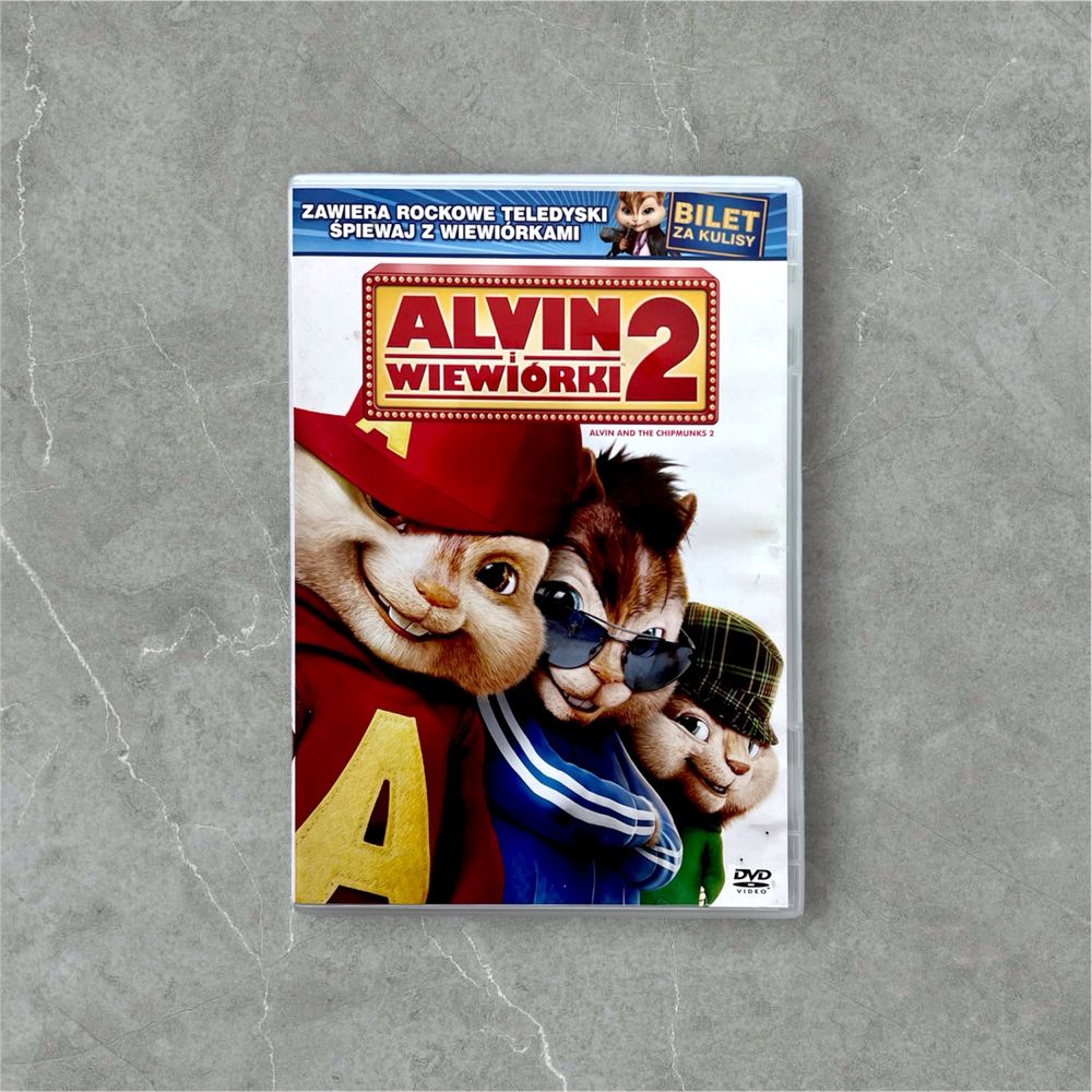 Alvin i Wiewiórki 2 płyta DVD