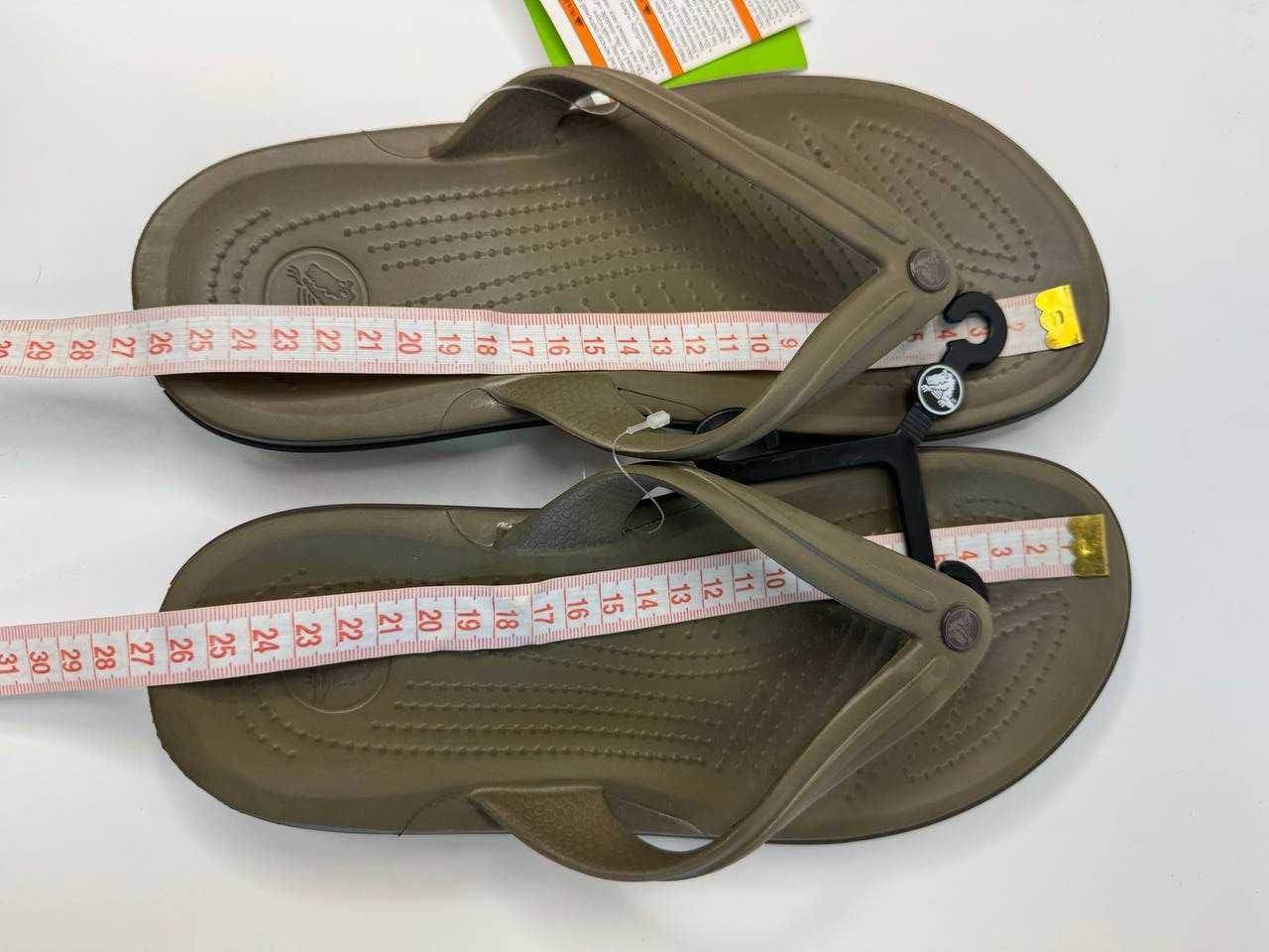 Crocs Crocband Flip walnut Крокси М4/W6 М7/W9 М9/W11 Уцінка! №10089