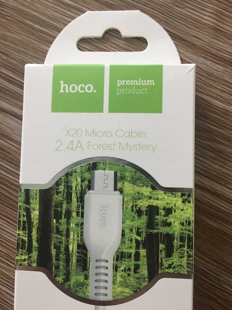 Оригінальний USB кабель X20 Micro Cable 2.4A , 1 метр.