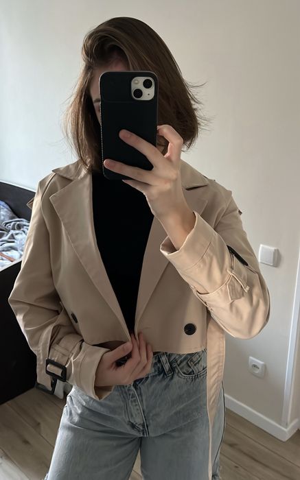 Тренч укорочений XS!!