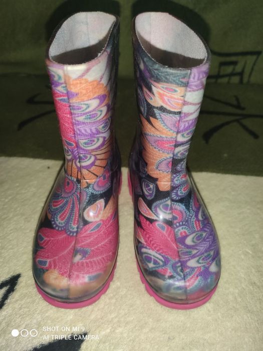 Польские резиновые сапожки на малышку Demar