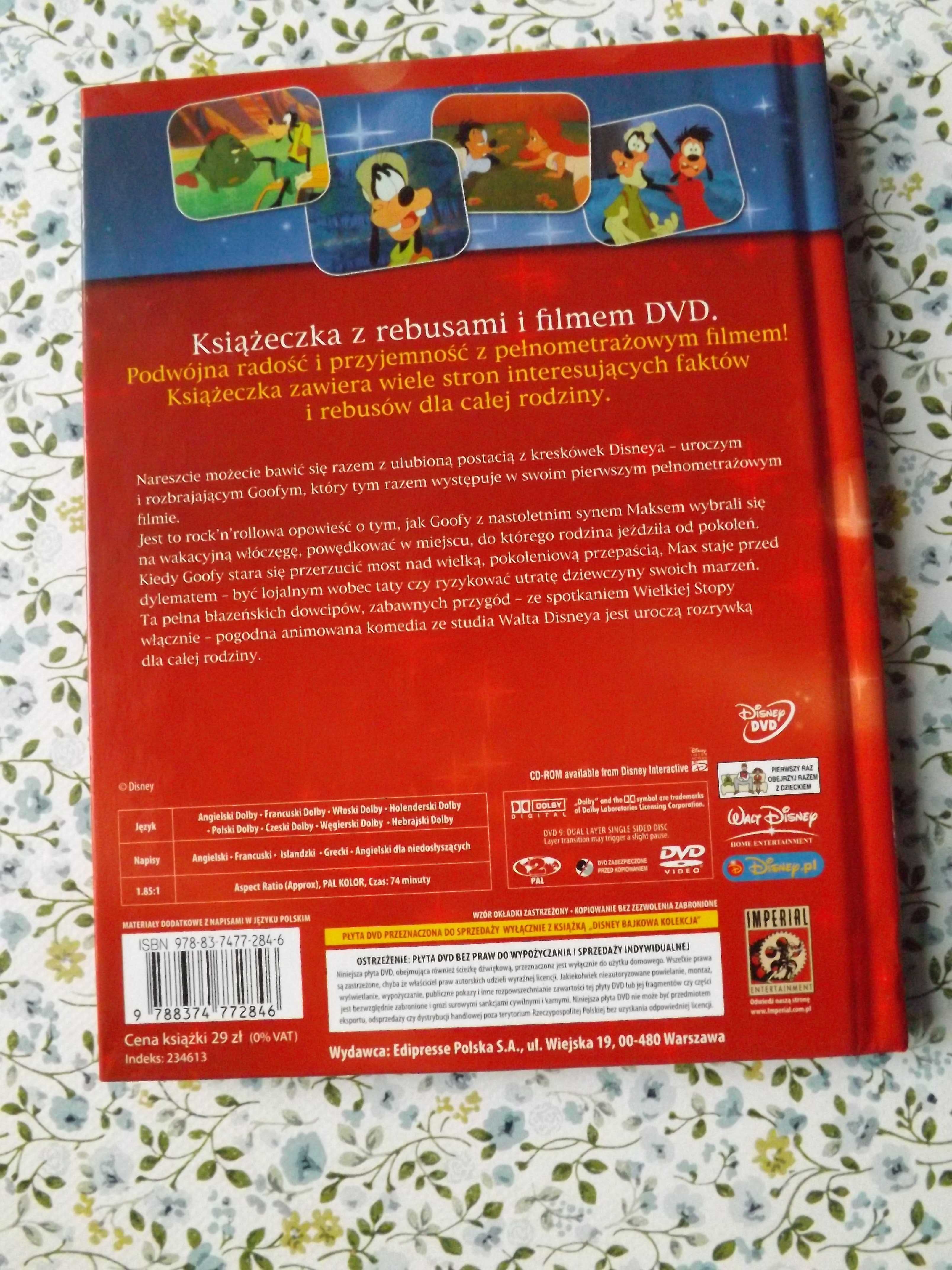 Goofy na wakacjach disney bajka dvd film
