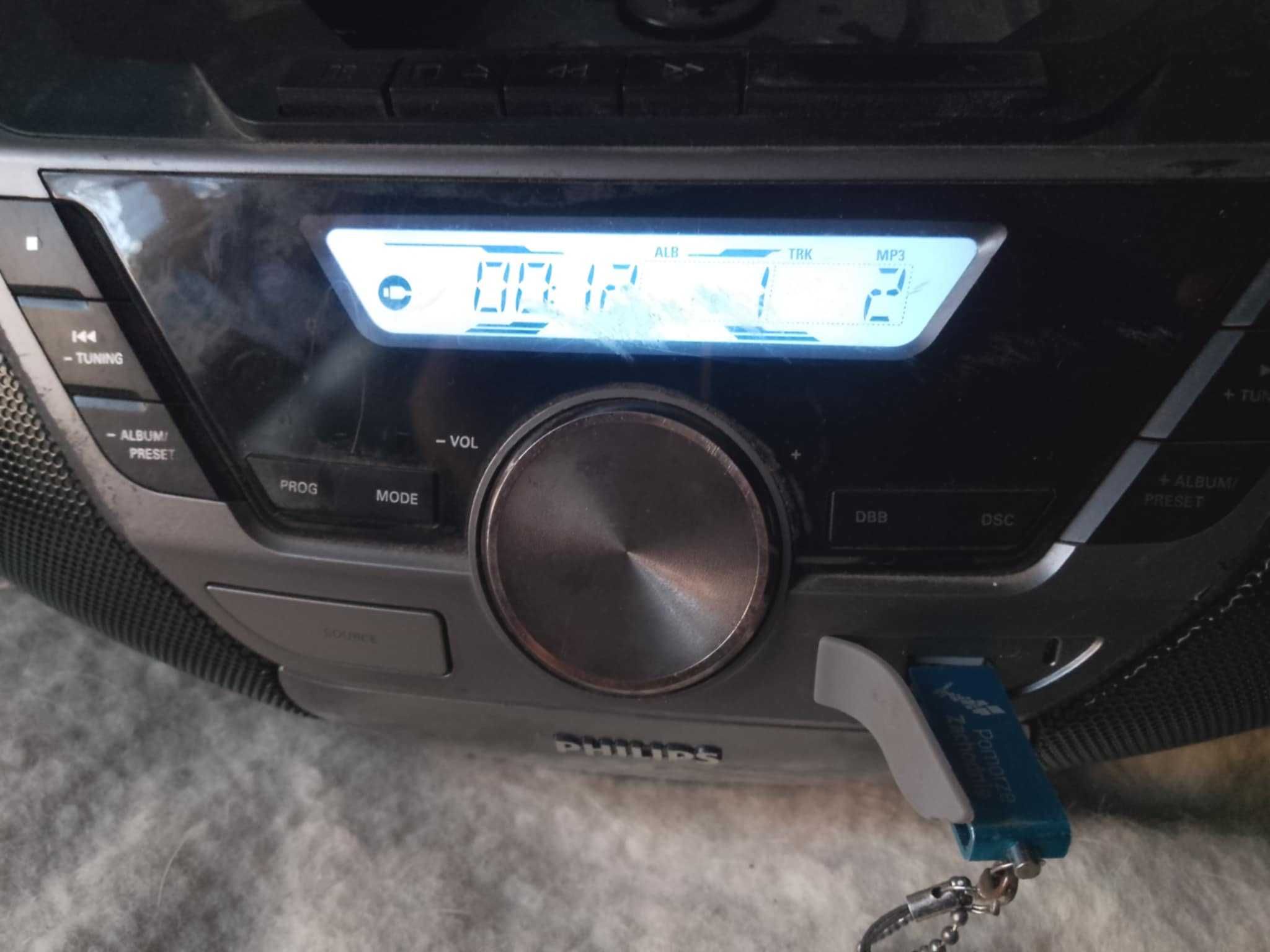 radiomagnetofon philips az790/12 usb radio cd kaseta aux