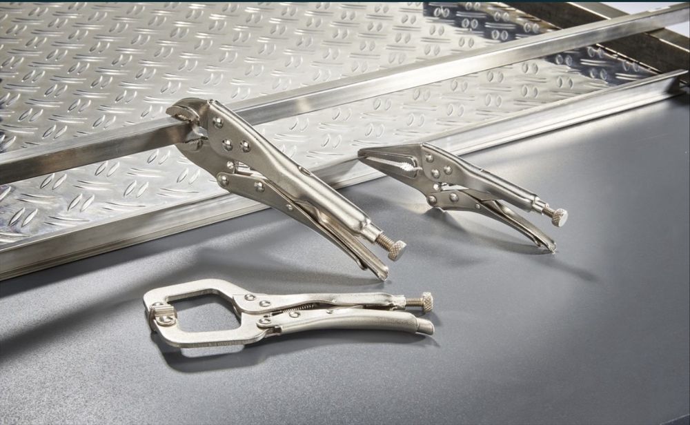 Набор плоскогубцев-сварочные клещи 3 шт. Parkside струпцина/зажим