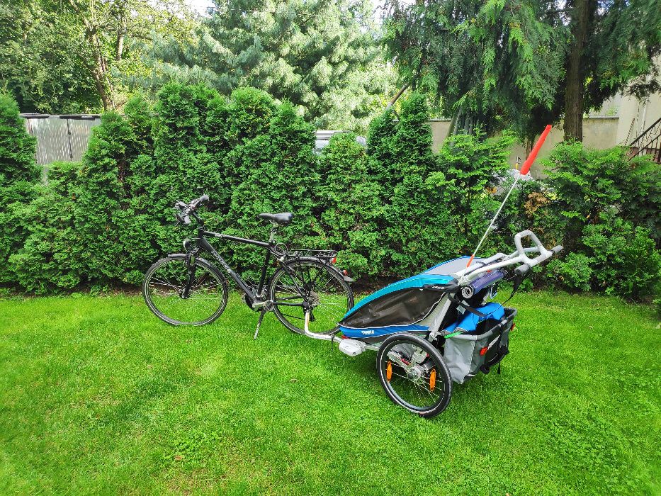 Wynajem Thule Chariot CX2 - przyczepka rowerowa, wózek biegowy