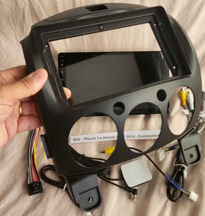 R31 - Auto Rádios Mazda 2 e Demio 2007 a 2014 , 9 polegadas  android
