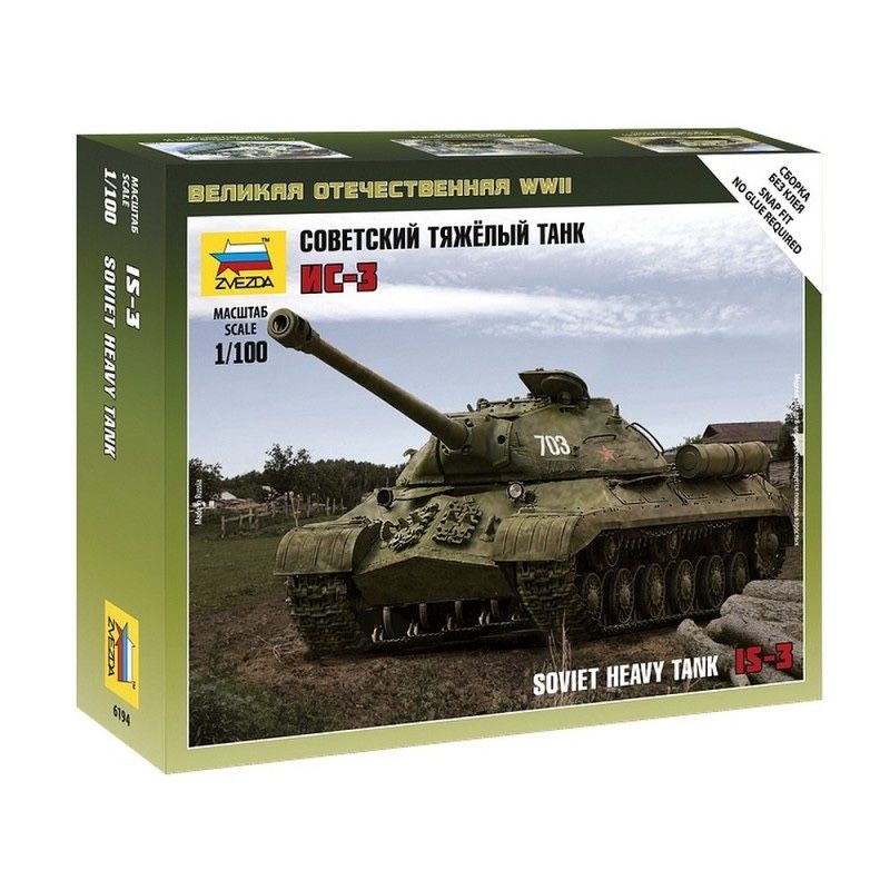 Zvezda 6194 model do sklejania 1:100 czołg IS-3