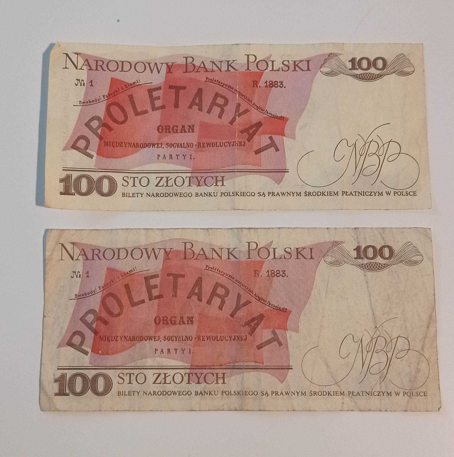 stare banknoty polskie 1986r.