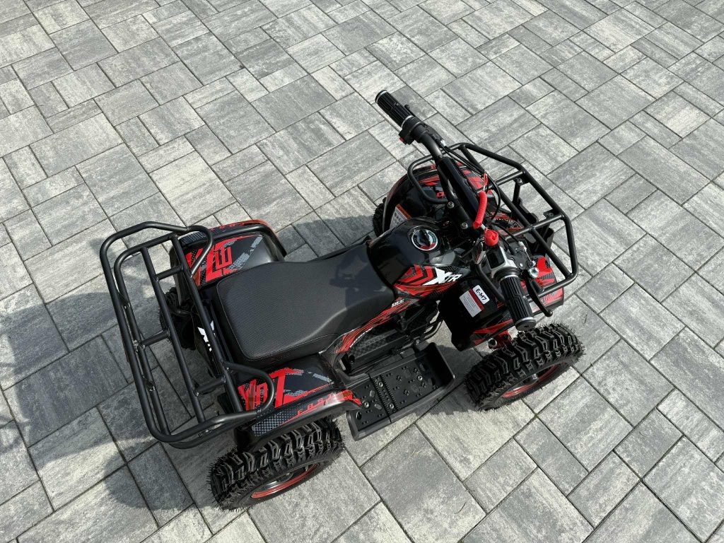 Mini quad elektryczny 1000W/36V , koła pompowane , wsteczny , światla