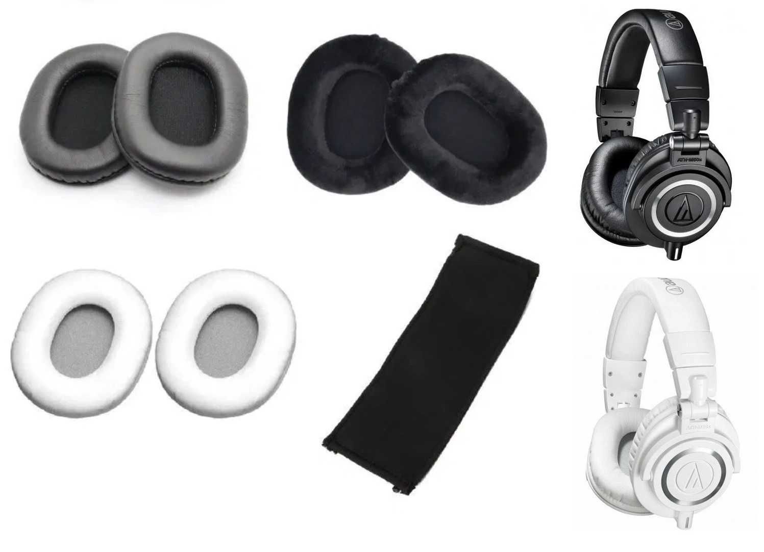 Амбушюры для наушников Audio-Technica ATH M50X M20X M30X M40X MSR7