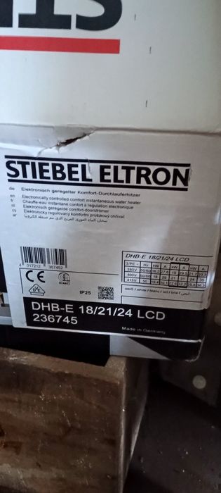 DHB-E 11/13 LCD przepływowy podgrzewacz  wody 11/13kW - Stieb