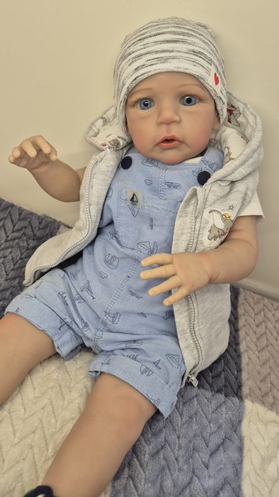 Кукла реборн мальчик лялька хлопчик 60 см