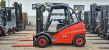 Linde H40D - Diesel - 4000 kg - 4 sekcje - Nowe Łańcuchy. Super Stan