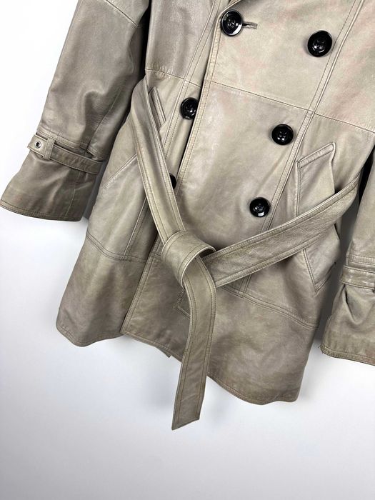 Płaszcz skórzany UGG Australia damski trencz r. M